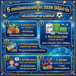 เทคนิคแทงบอลโลก 2026